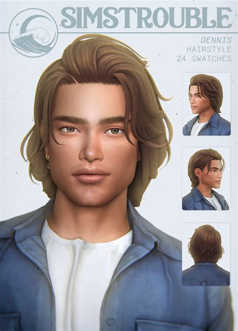 sims 4 male hairs